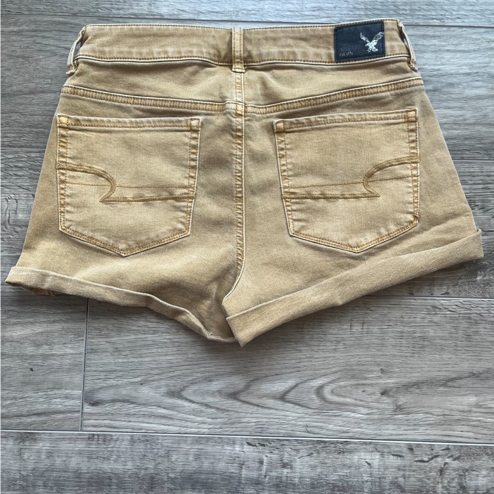 American Eagle Outfitters Gold Jean Shorts - Picture 2 of 5